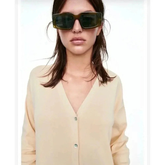 Zara OVERSIZE KNIT CARDIGAN DRESS - Picture 3 of 10